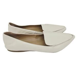 Steve Madden Feather Flats Mules Leather Beige 9